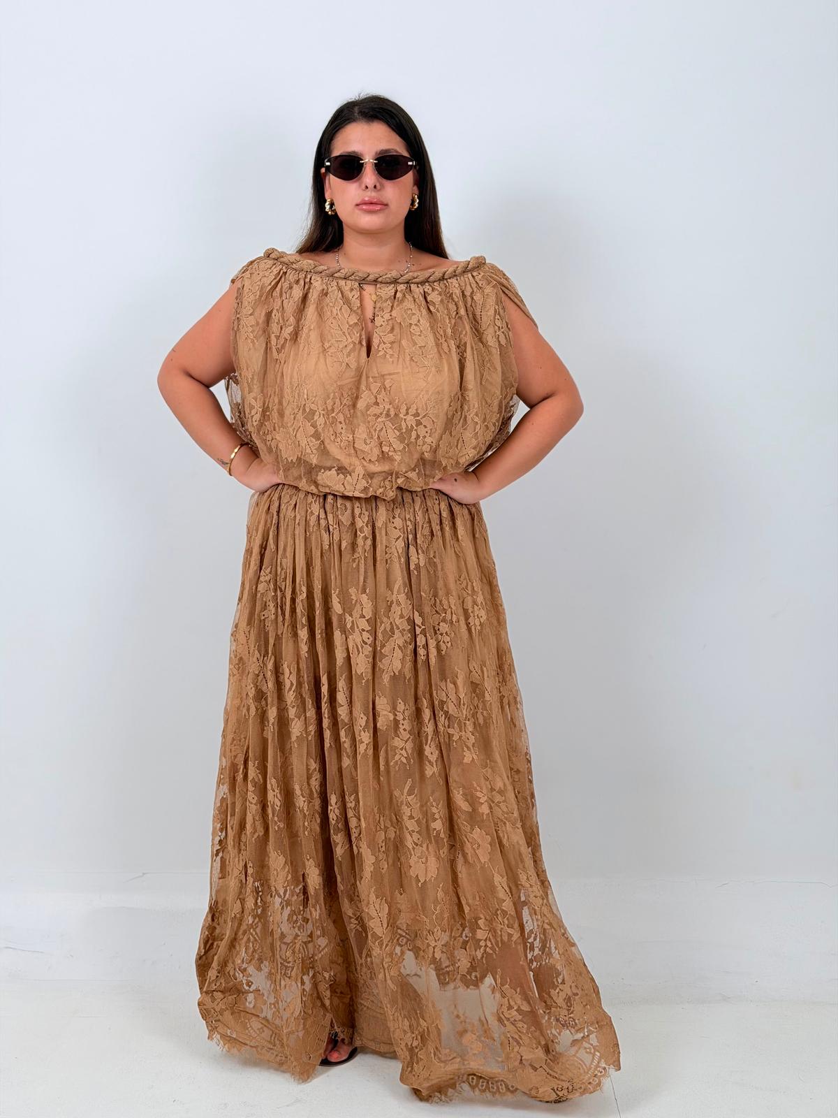 CURVY Abito TORI - Abito lungo COLLEZIONE CHIC
