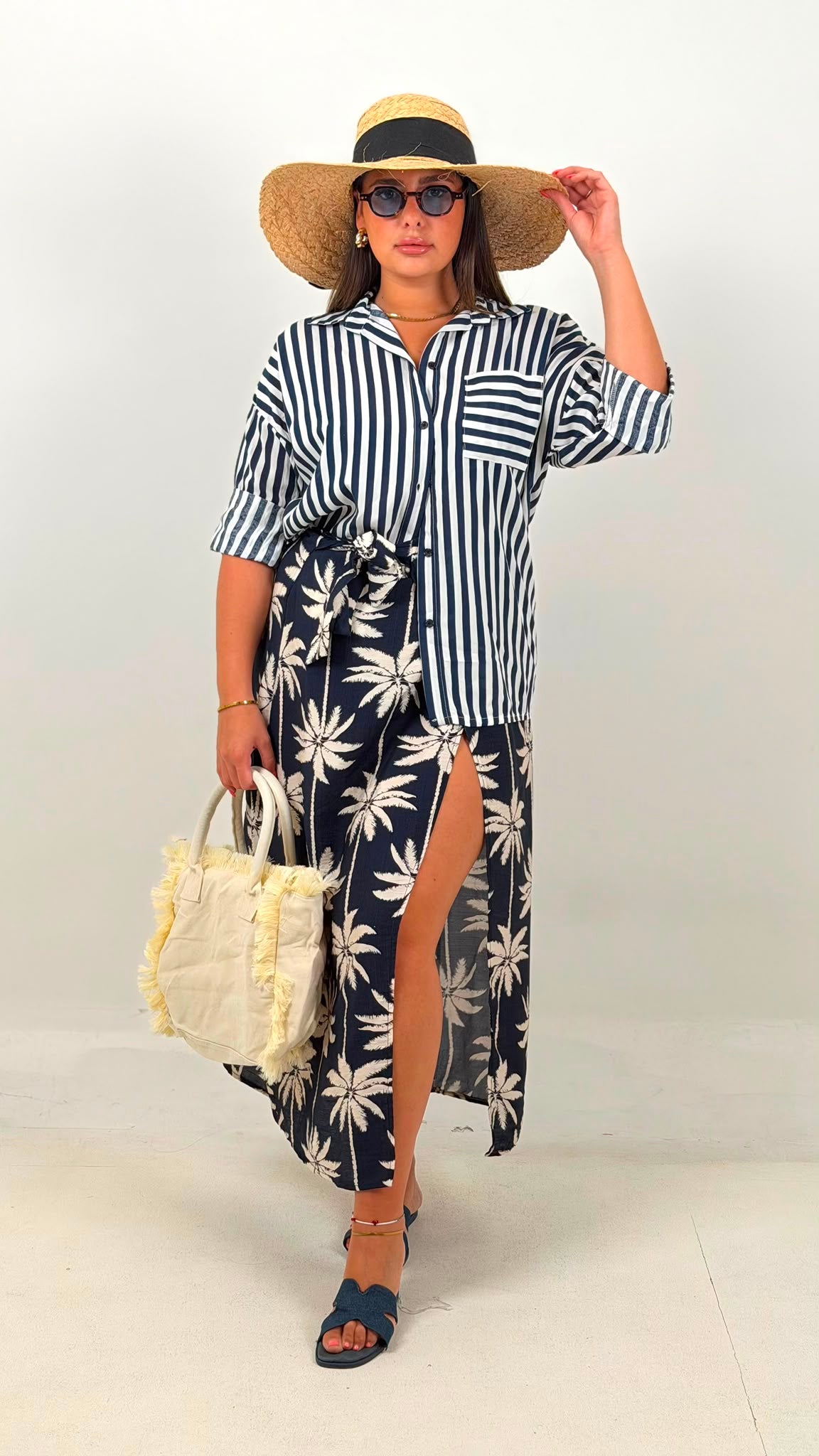 CURVY Gonna pareo fantasia PALMA