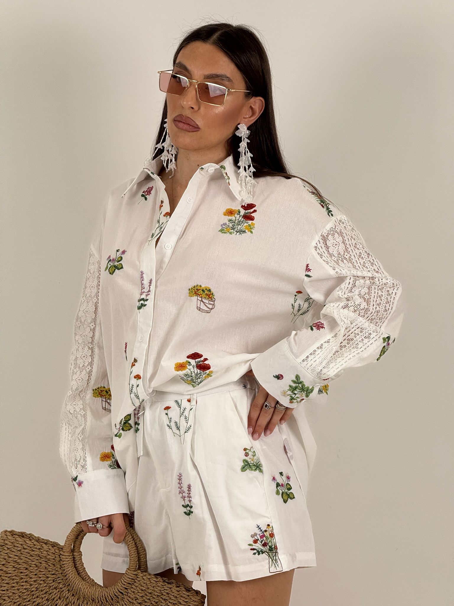 Cordset NAHIA - Completo camicia e pantaloncino
