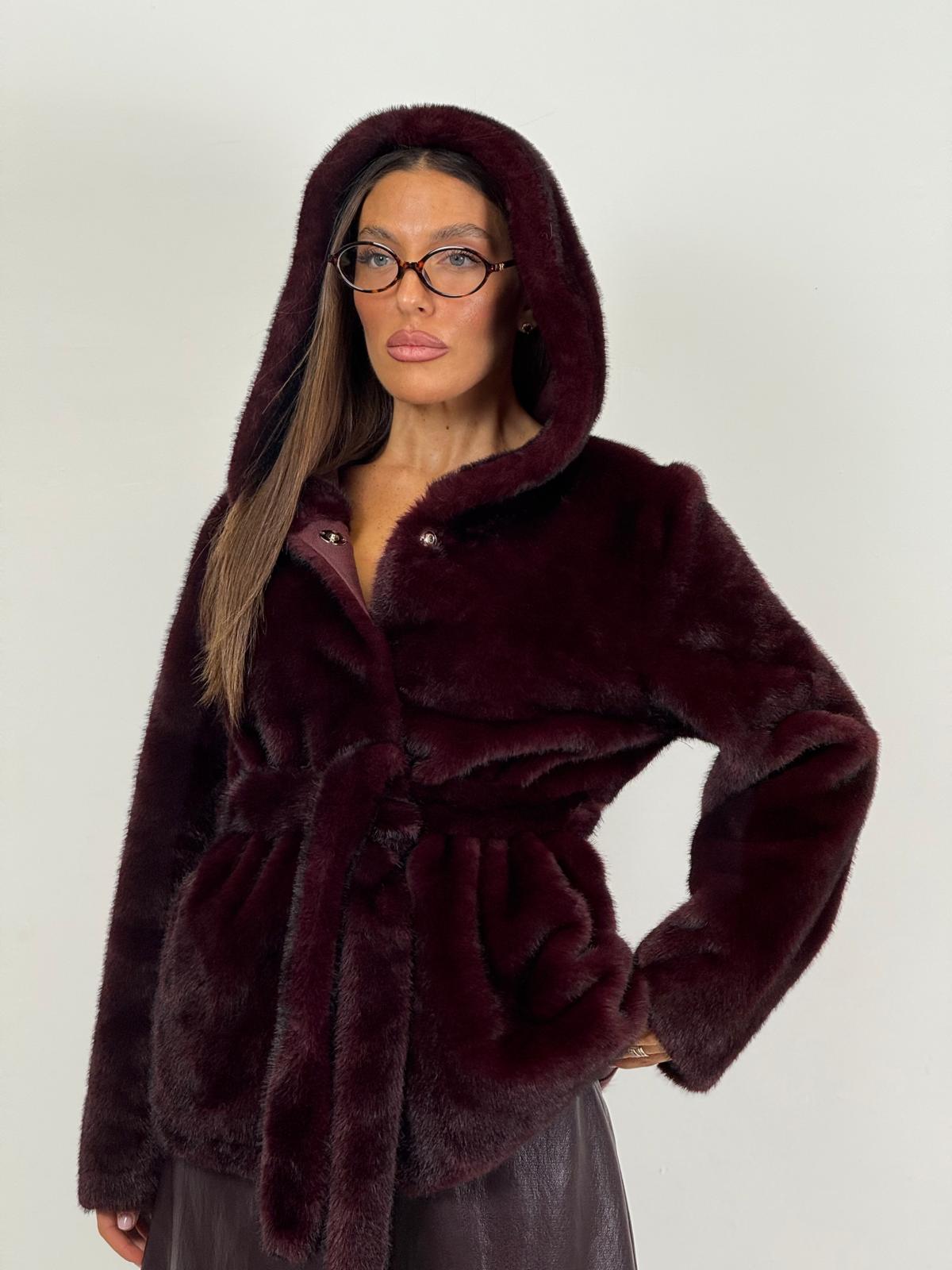 Pelliccia SISSY - Eco pelliccia modello accappatoio