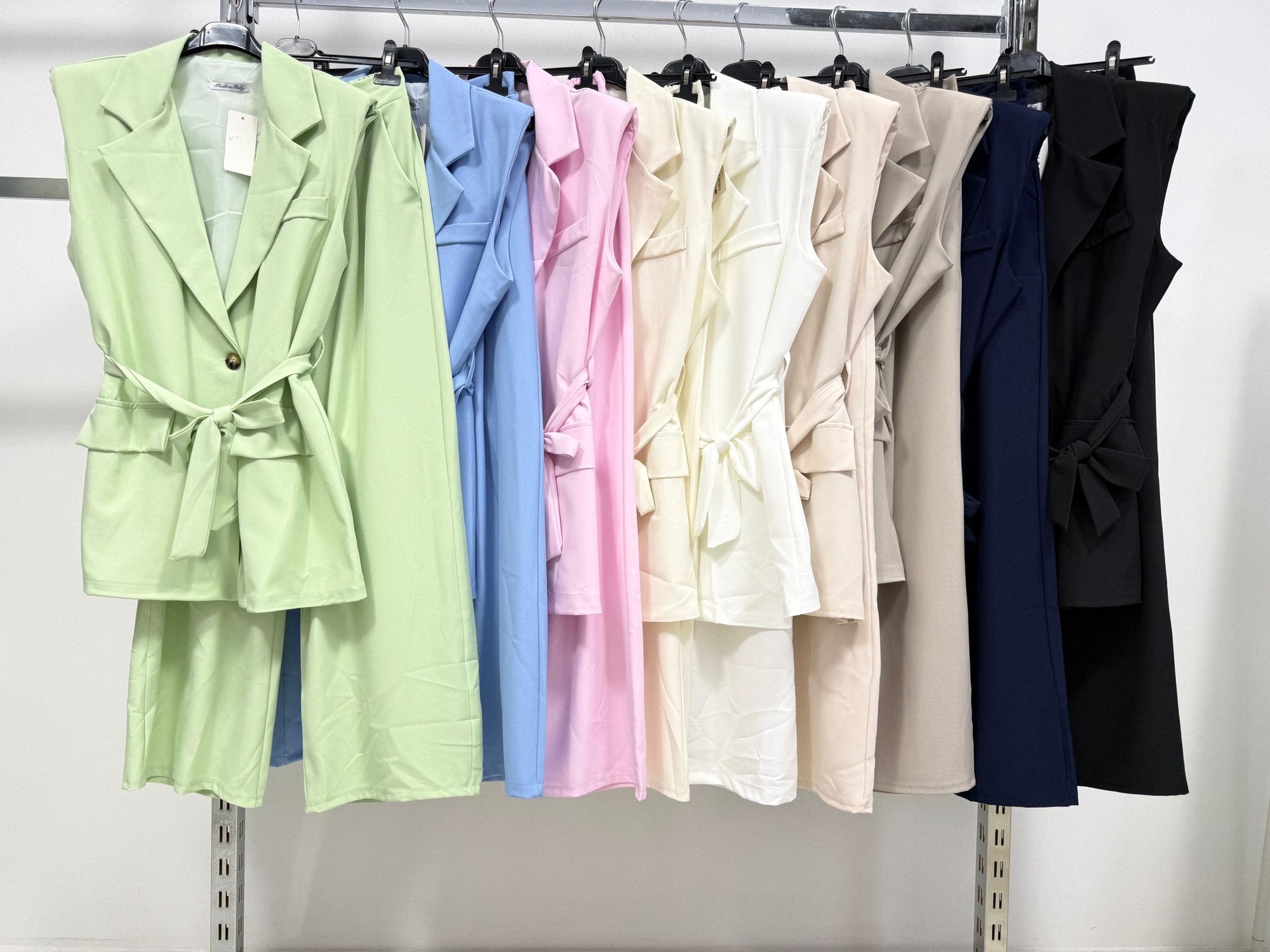 SALDO Tailleur DALILA - Completo gilet con cintura e pantalone