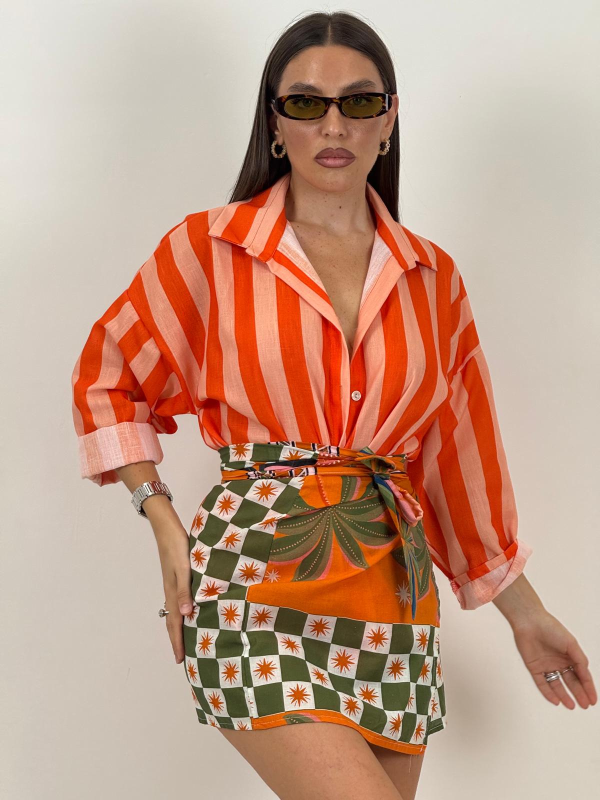 Camicia BAHARI - CAMICIA BICOLORE