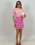 Gonna pareo FUCSIA