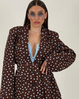 Giacca SIMO - Giacca fantasia pois