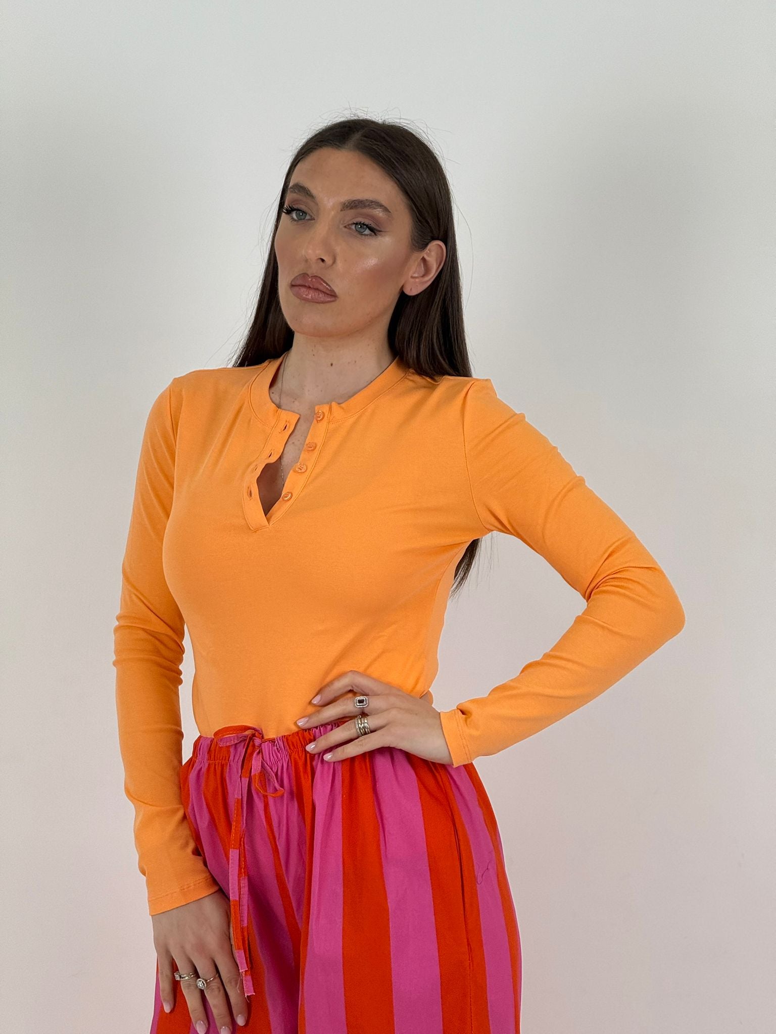 Maglia MARZIA - Maglia lumina con bottoni