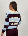 Maglia con scritta CREME DE LA CREME