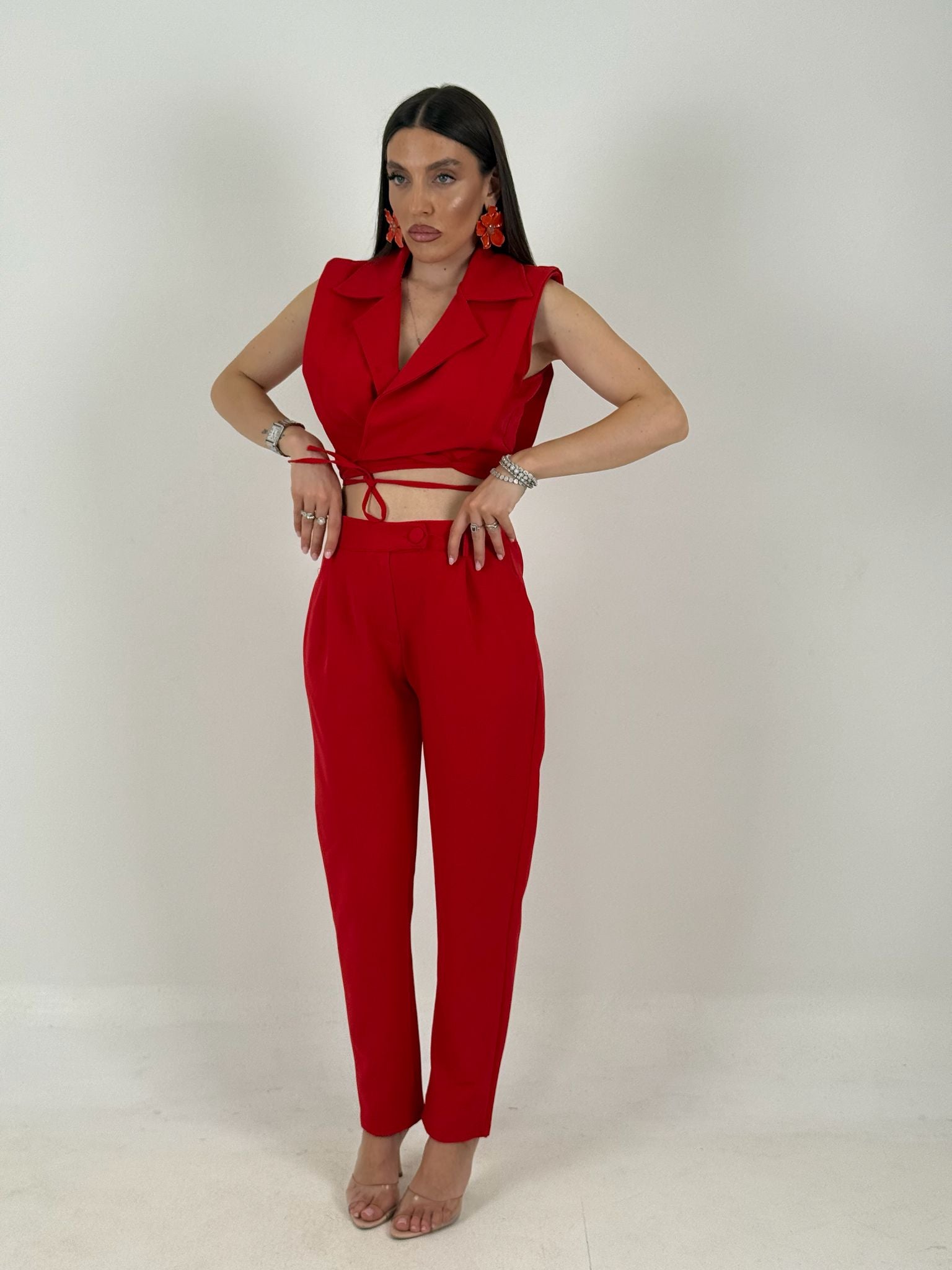 Tailleur ELLY - COMPLETO giacca corta e pantalone