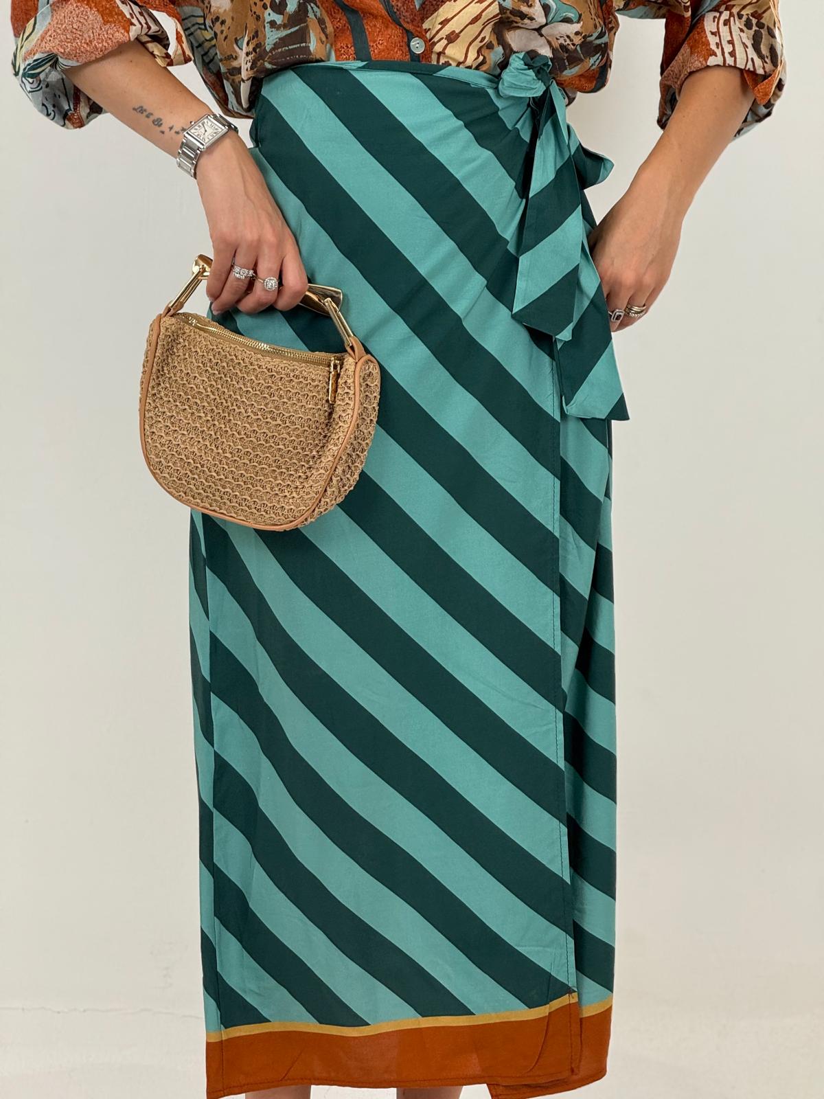 Cordset BEACH - Completo camicia e gonna pareo lunga