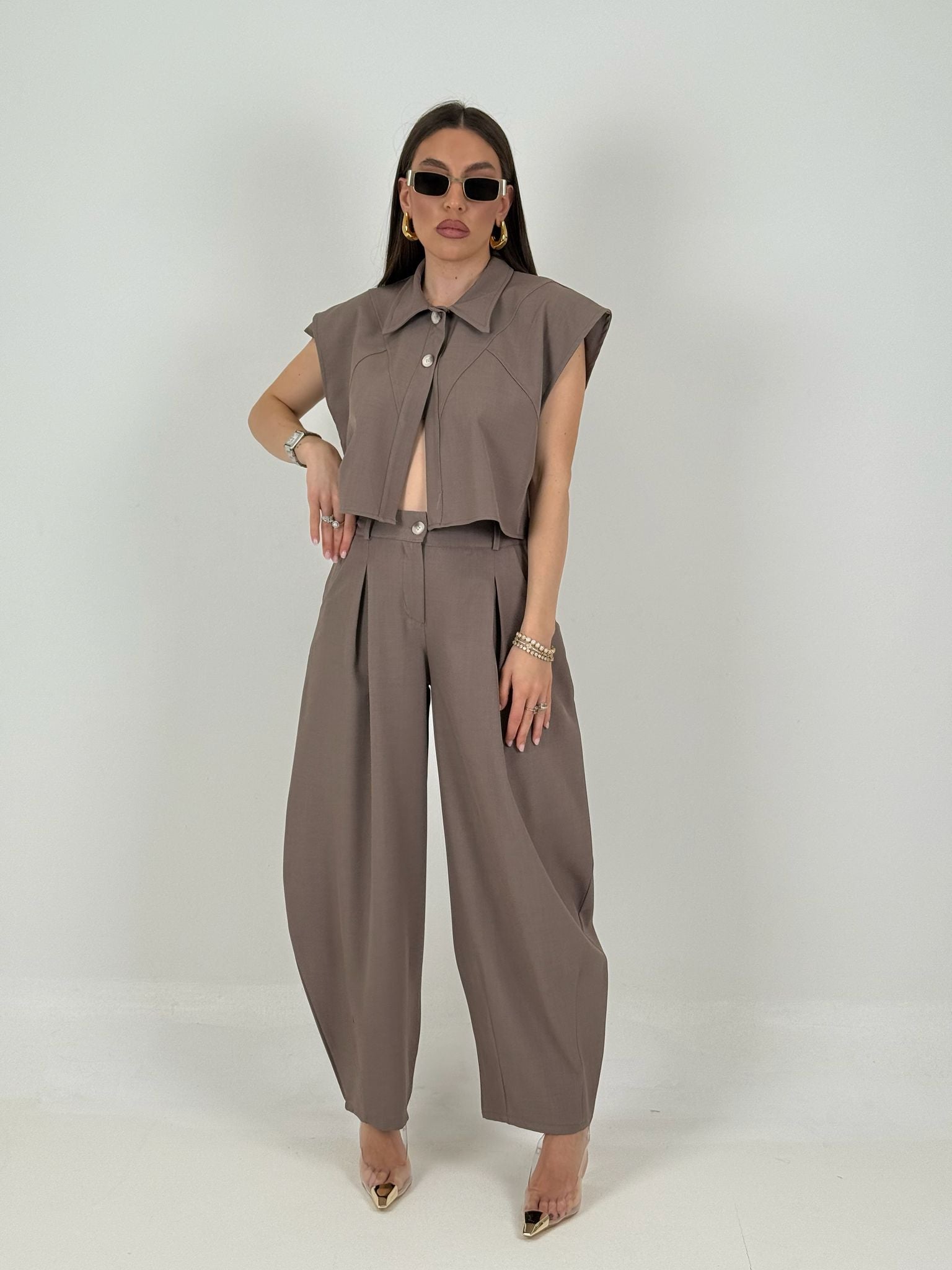 Cordset CONCETTA - Completo camicia e pantalone