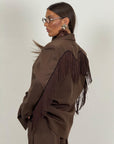 Tailleur ANGEL - Completo giacca con frangia e pantalone
