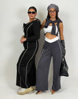 CURVY Tuta DANY - Tuta intera con felpa