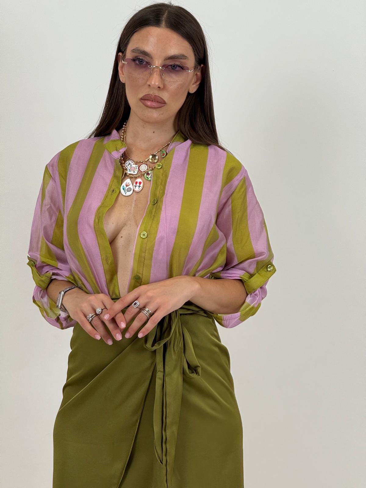 Camicia a righe LILLA&amp;VERDE