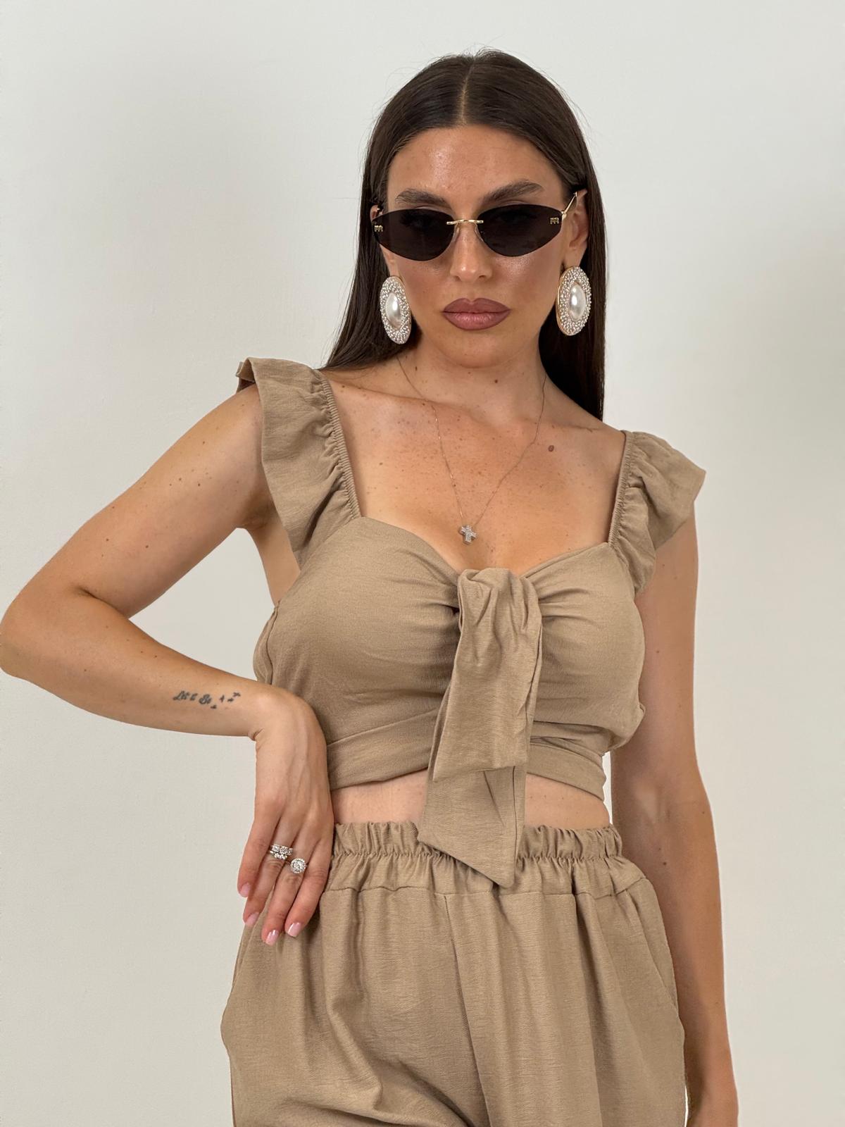 Cordset VIVIANA - Completo top e pantalone low cost