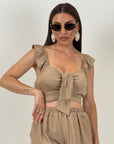 Cordset VIVIANA - Completo top e pantalone low cost