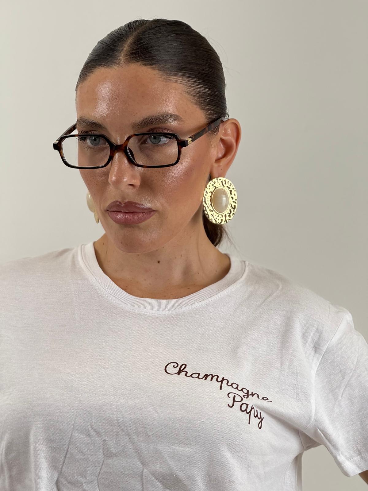 T-shirt in cotone CHAMPAGNE PAPY