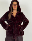 Pelliccia SISSY - Eco pelliccia modello accappatoio