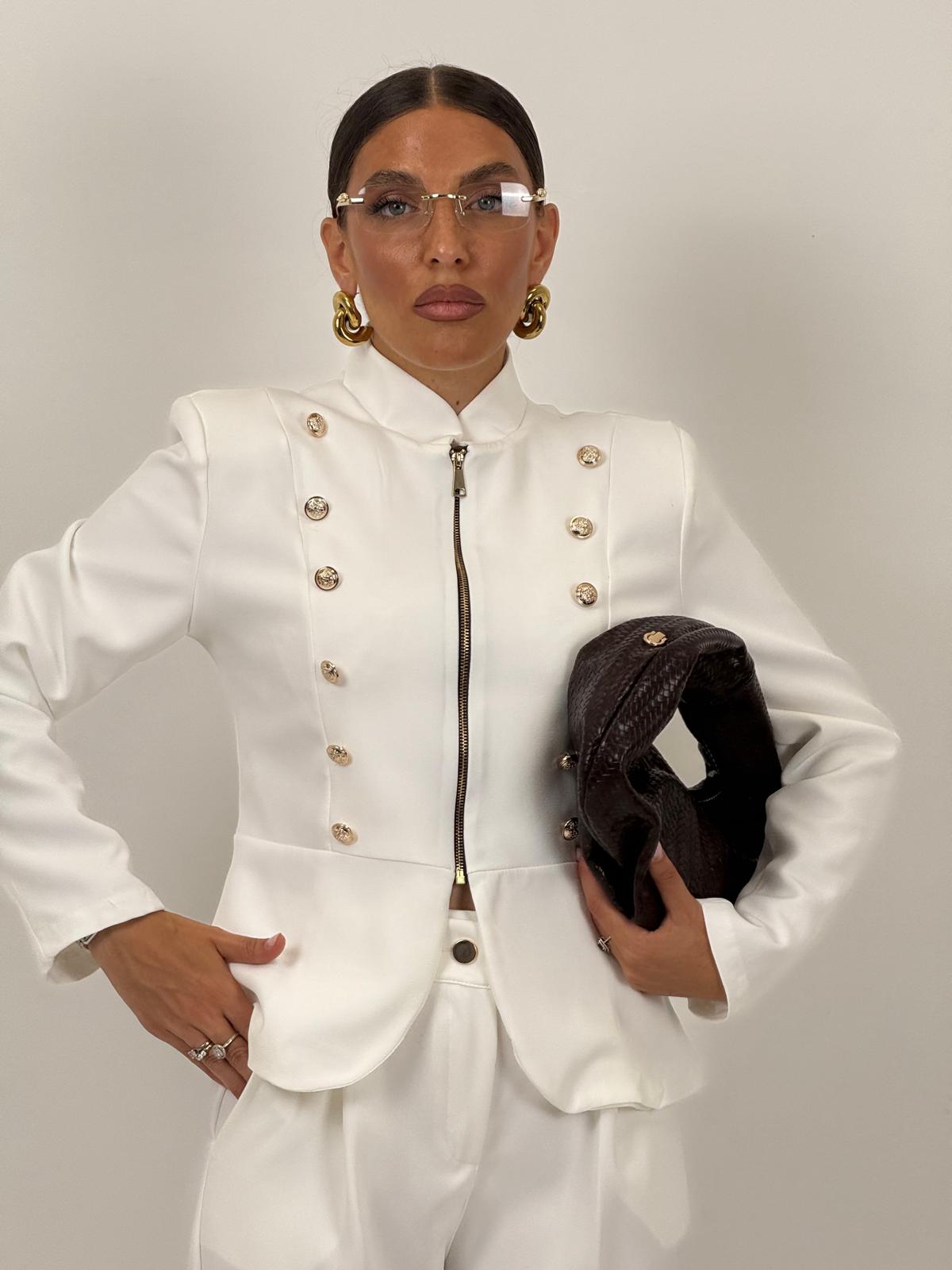 Tailleur CORONA 👑 - Completo giacca con collo coreano e pantalone