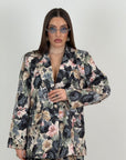 Tailleur BLUME - Completo giacca e pantalone fantasia fiore