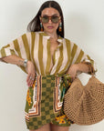 Camicia a righe VERDE&CIPRIA