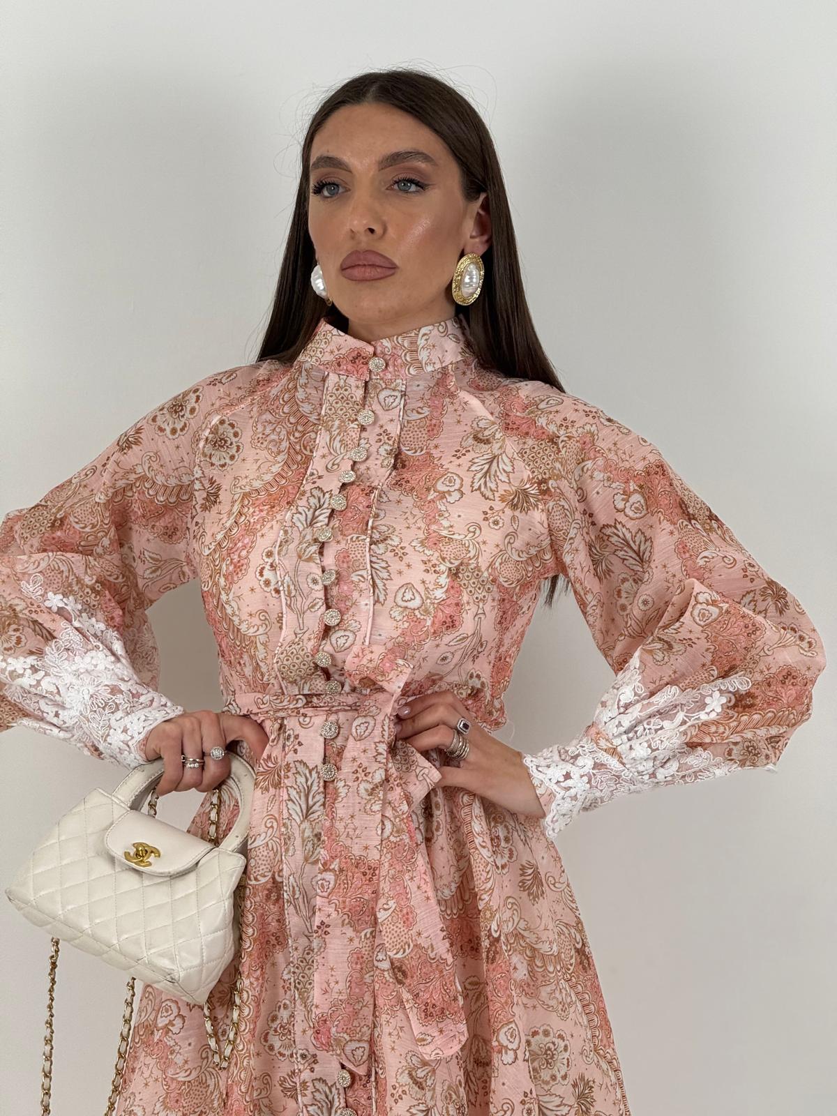 SALDO Abito NUH - Abito corto a fantasia COLLEZIONE CHIC