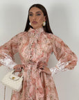 SALDO Abito NUH - Abito corto a fantasia COLLEZIONE CHIC