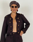 Cordset AUSILIA - Completo giacca con bottoni dorati e pantalone