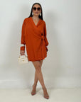 Abito LISON - Abito corto low cost 55%lino e 45%cotone