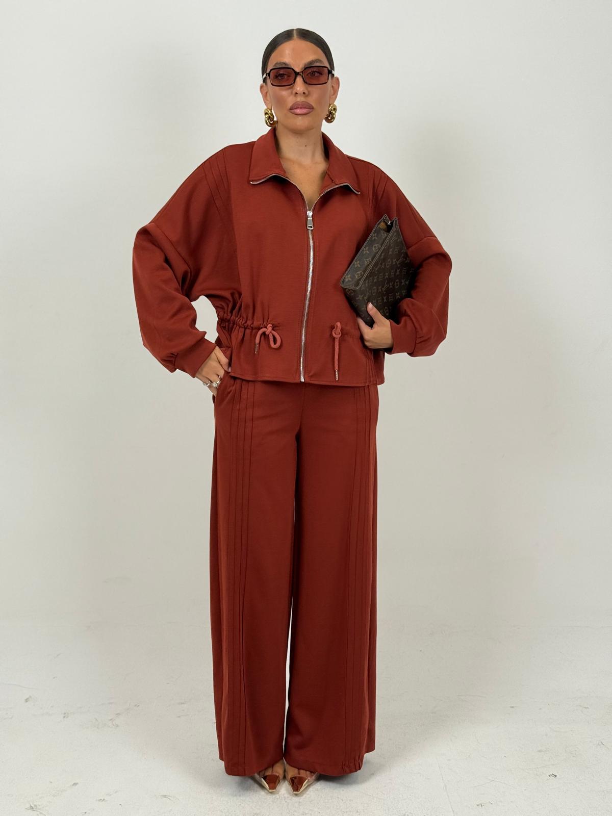 Cordset ANITA - COMPLETO BLUSA CON ZIP E PANTALONE