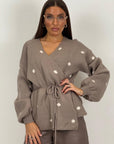 Cardigan ad incrocio ZOYA