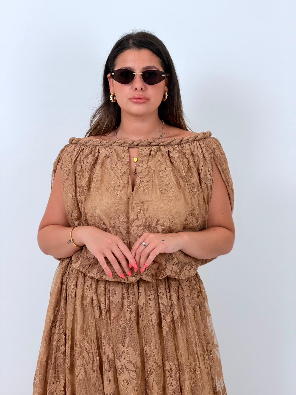 CURVY Abito TORI - Abito lungo COLLEZIONE CHIC
