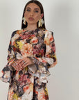 Abito FLORINDA - Abito lungo a fantasia - COLLEZIONE CHIC