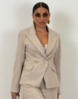 Tailleur AISHA - Completo giacca con bottoni dorati e pantalone