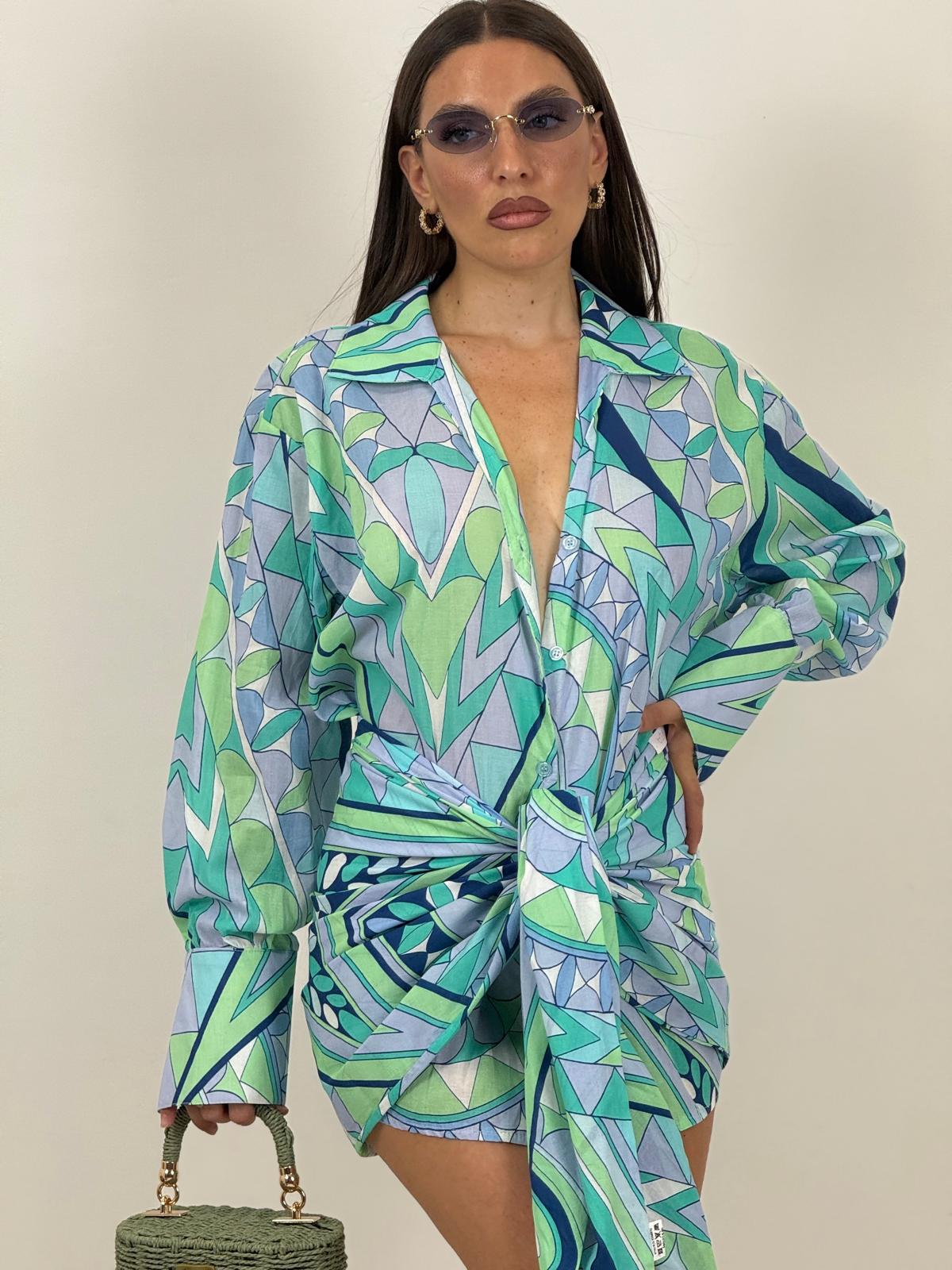 Cordset DELFINA - Completo camicia e gonna pareo