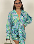 Cordset DELFINA - Completo camicia e gonna pareo