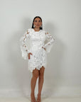 Abito VIKY - Abito corto con maniche a campana COLLEZIONE CHIC