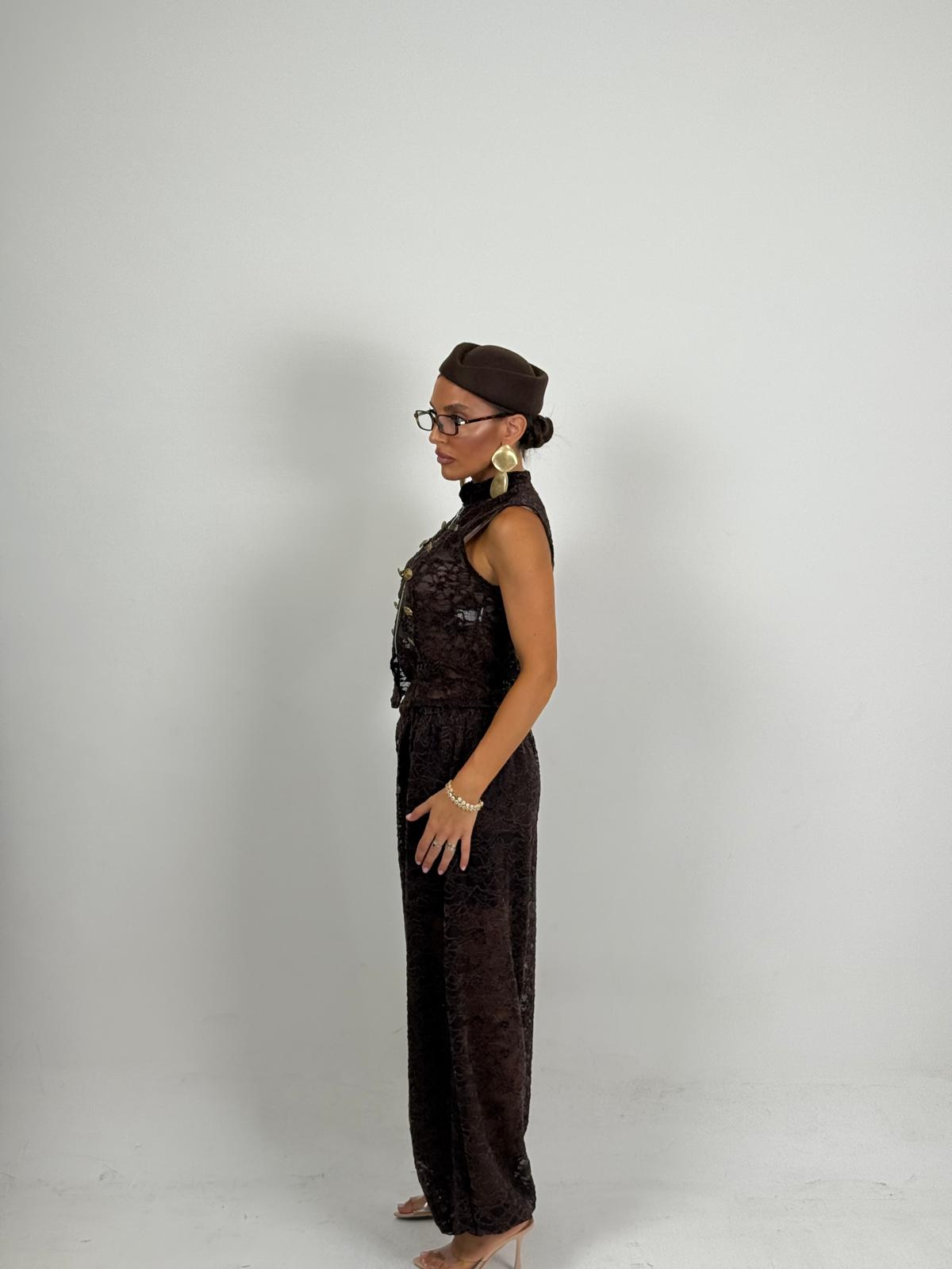 Cordset ARABIA - Completo camicia e pantalone in pizzo