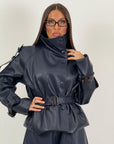 Cordset IRENE - Completo in ecopelle giacca e pantalone