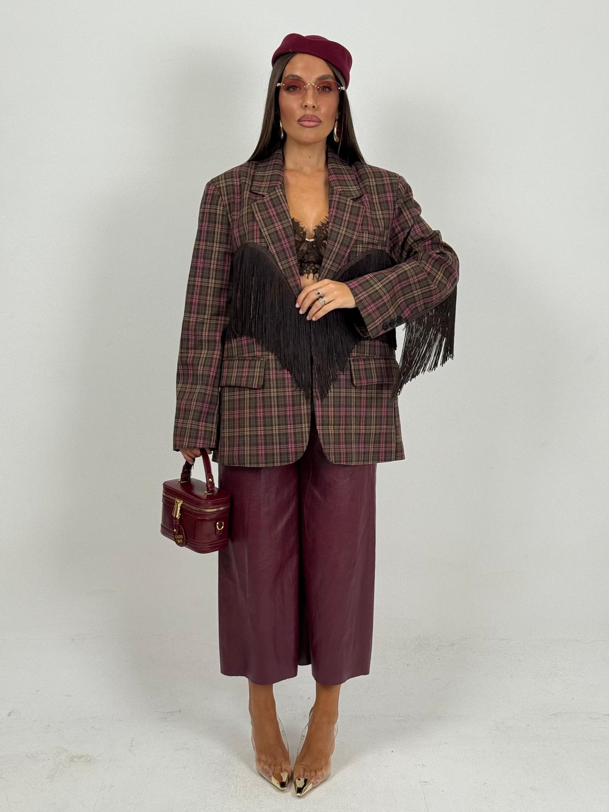 Pantalone AMBER in ecopelle