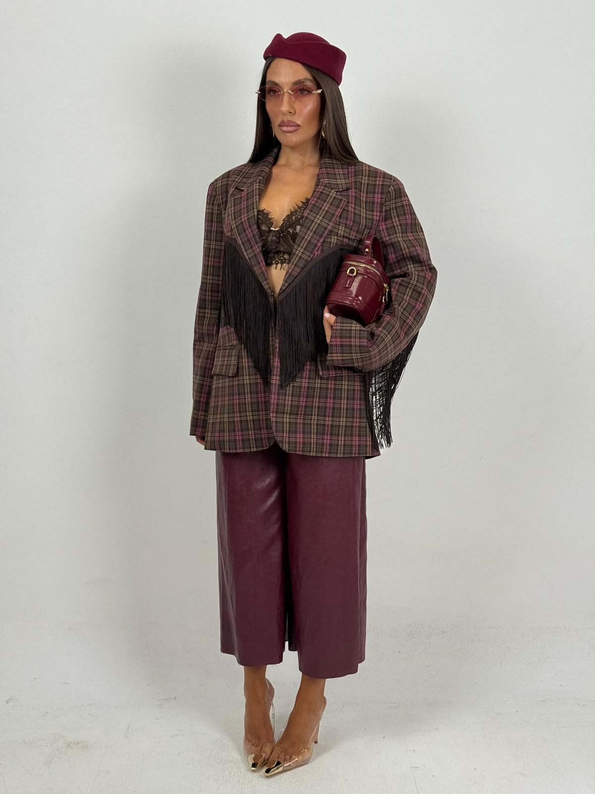 Pantalone AMBER in ecopelle