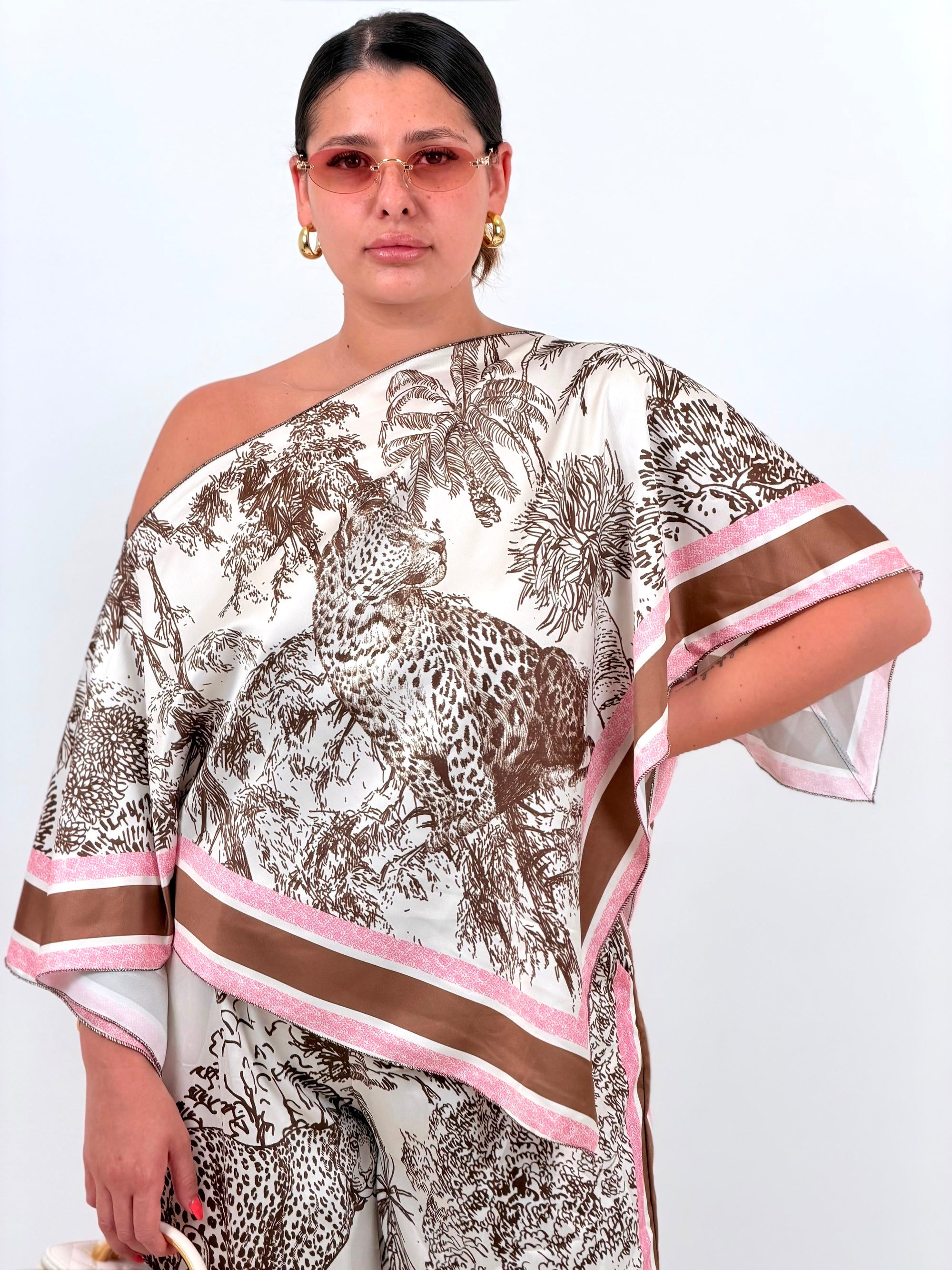 CURVY Cordset ILARY - Completo blusa e pantalone