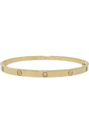 Bracciale a manetta modello cartier con Swarovski - misura unica - oro - Jiumir