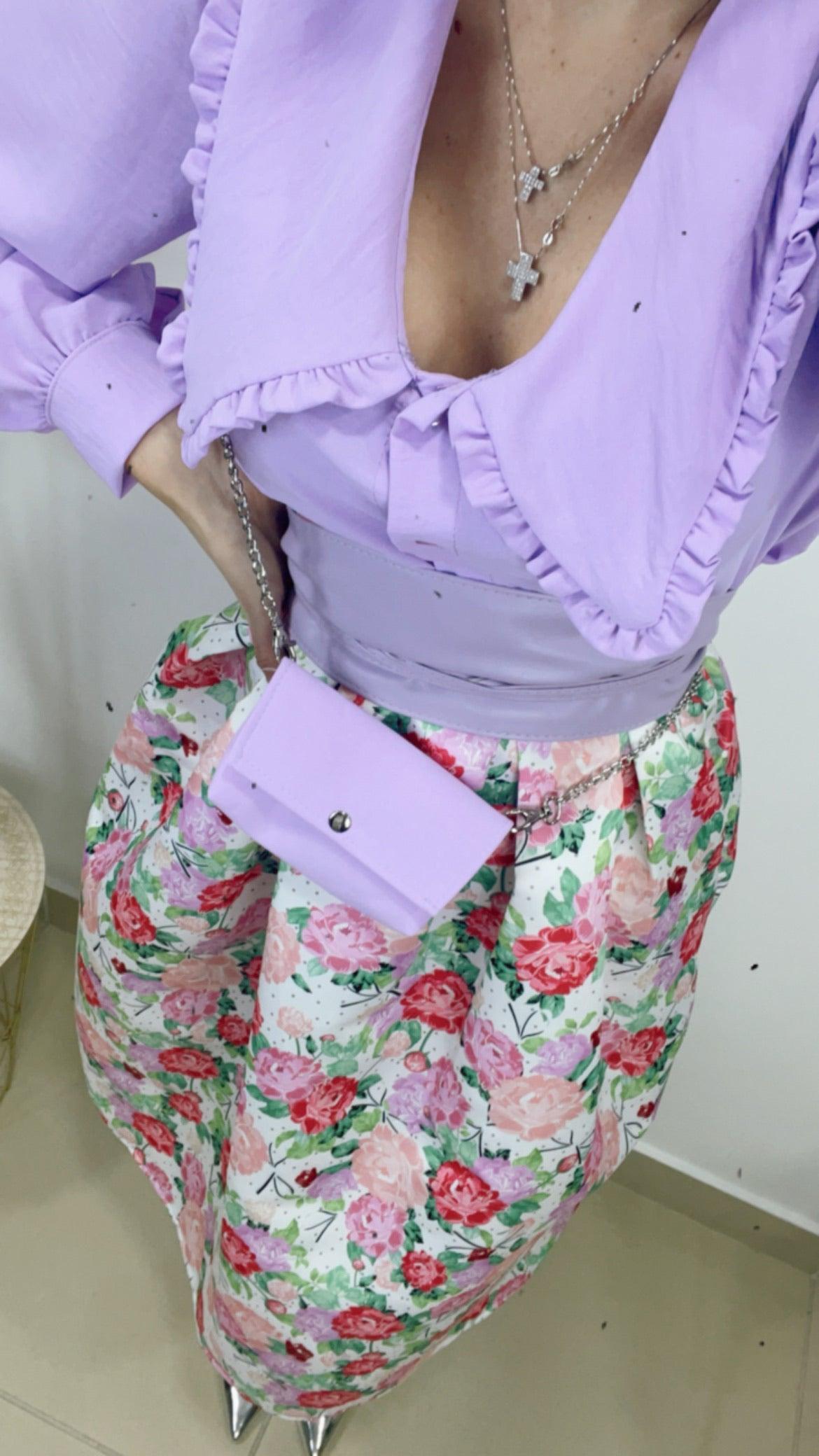 Cintura in pelle dorata lucida - Jiumir